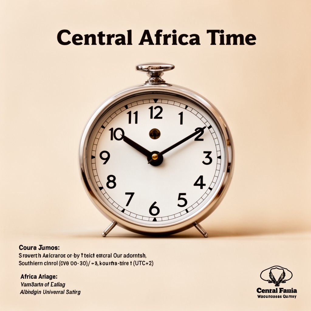 AI-generated illustration of Central Africa Time