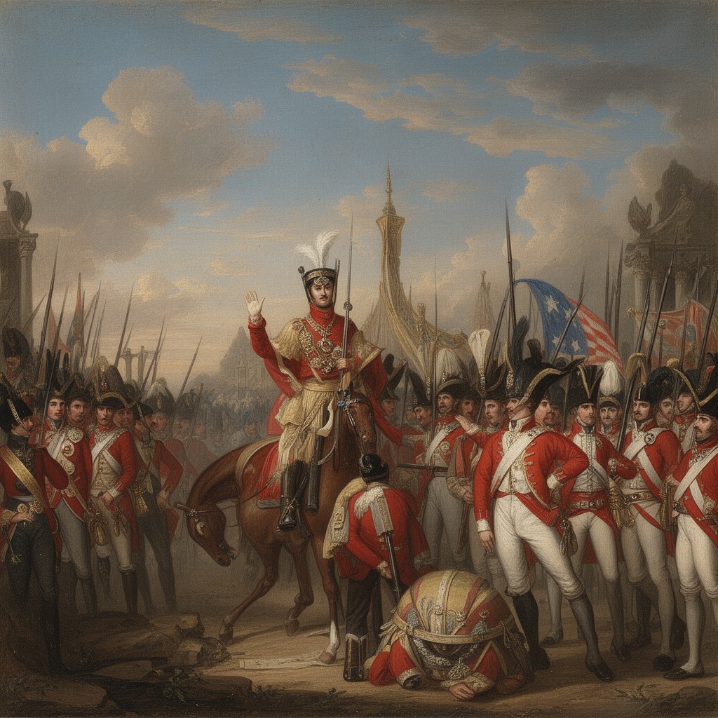 AI-generated illustration of King’s Royal Regiment of New York