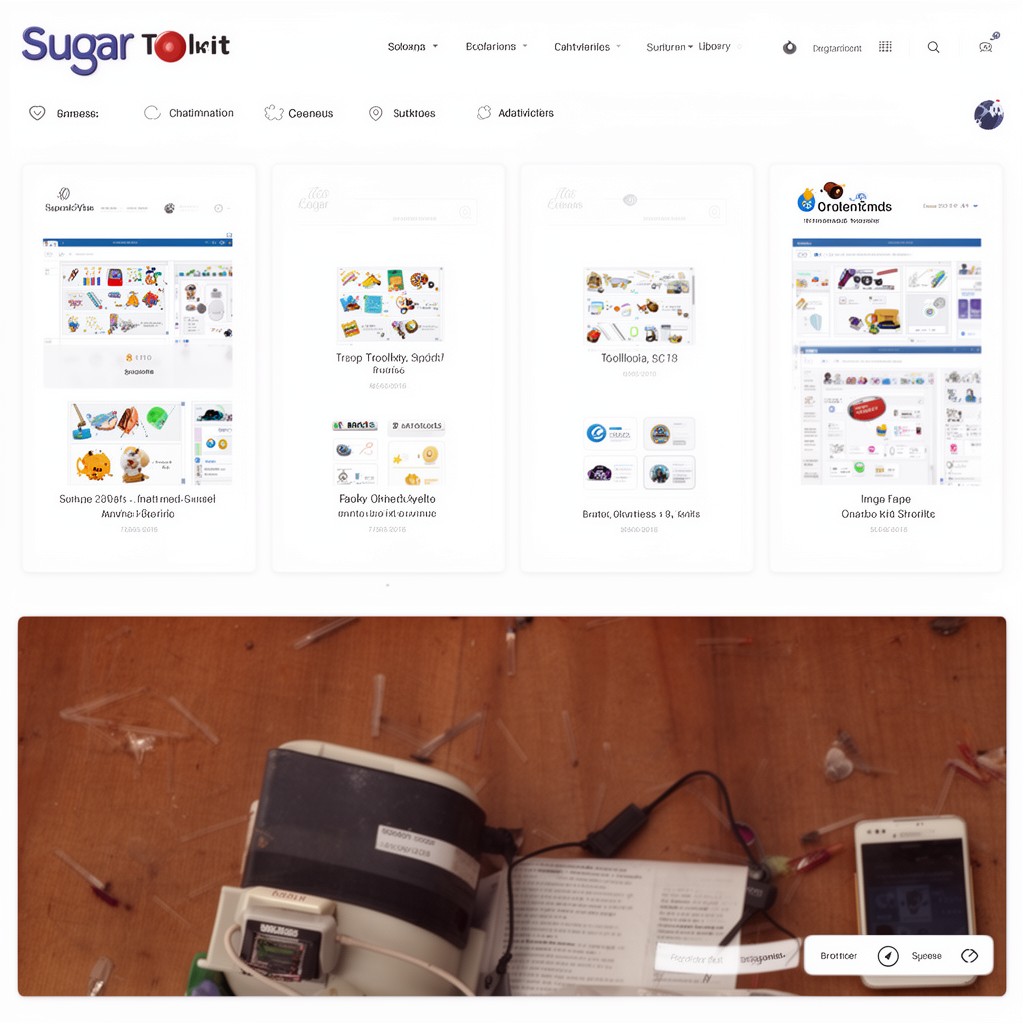 AI-generated illustration of Sugar Toolkit