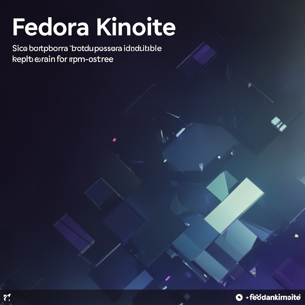 AI-generated illustration of Fedora Kinoite