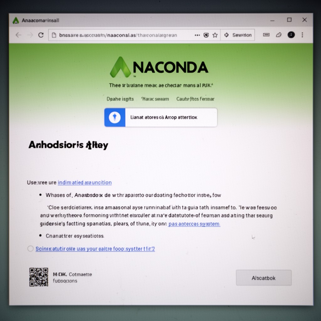 AI-generated illustration of Anaconda installer