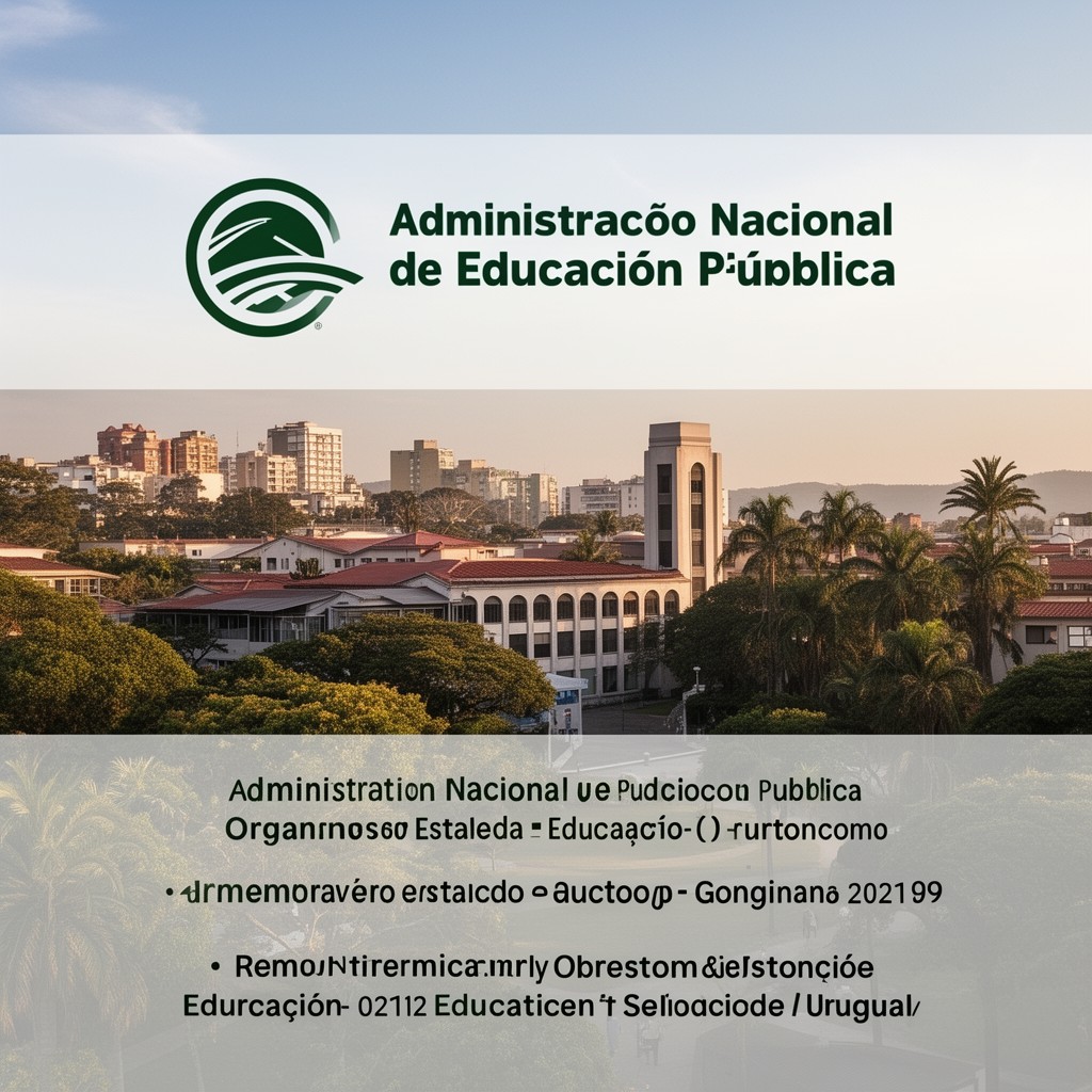 AI-generated illustration of Administración Nacional de Educación Pública