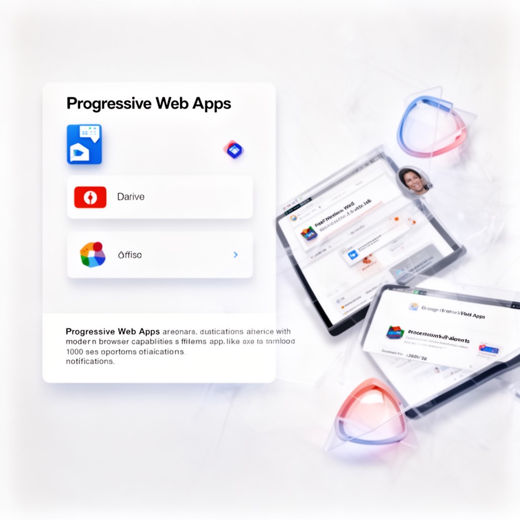 AI-generated illustration of Progressive Web Apps