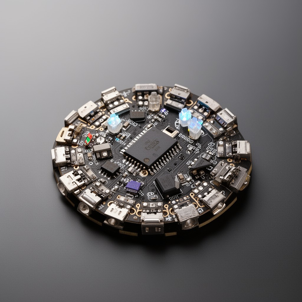 AI-generated illustration of Adafruit Circuit Playground Express