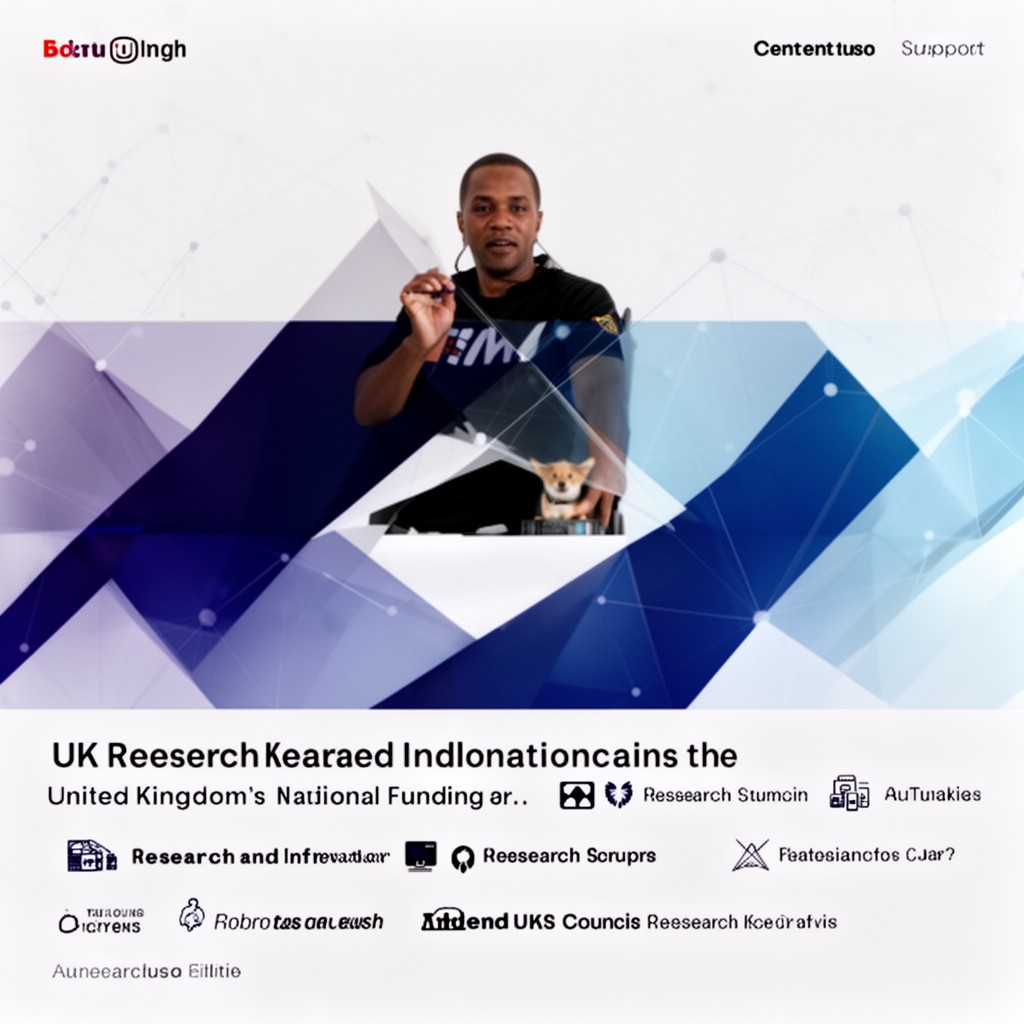 AI-generated illustration of UK Research and Innovation