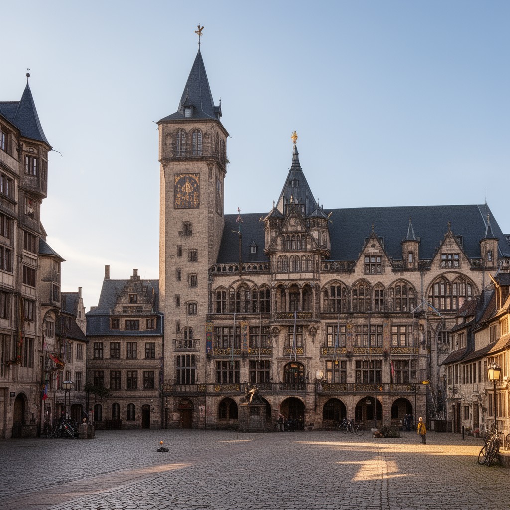 AI-generated illustration of Münster