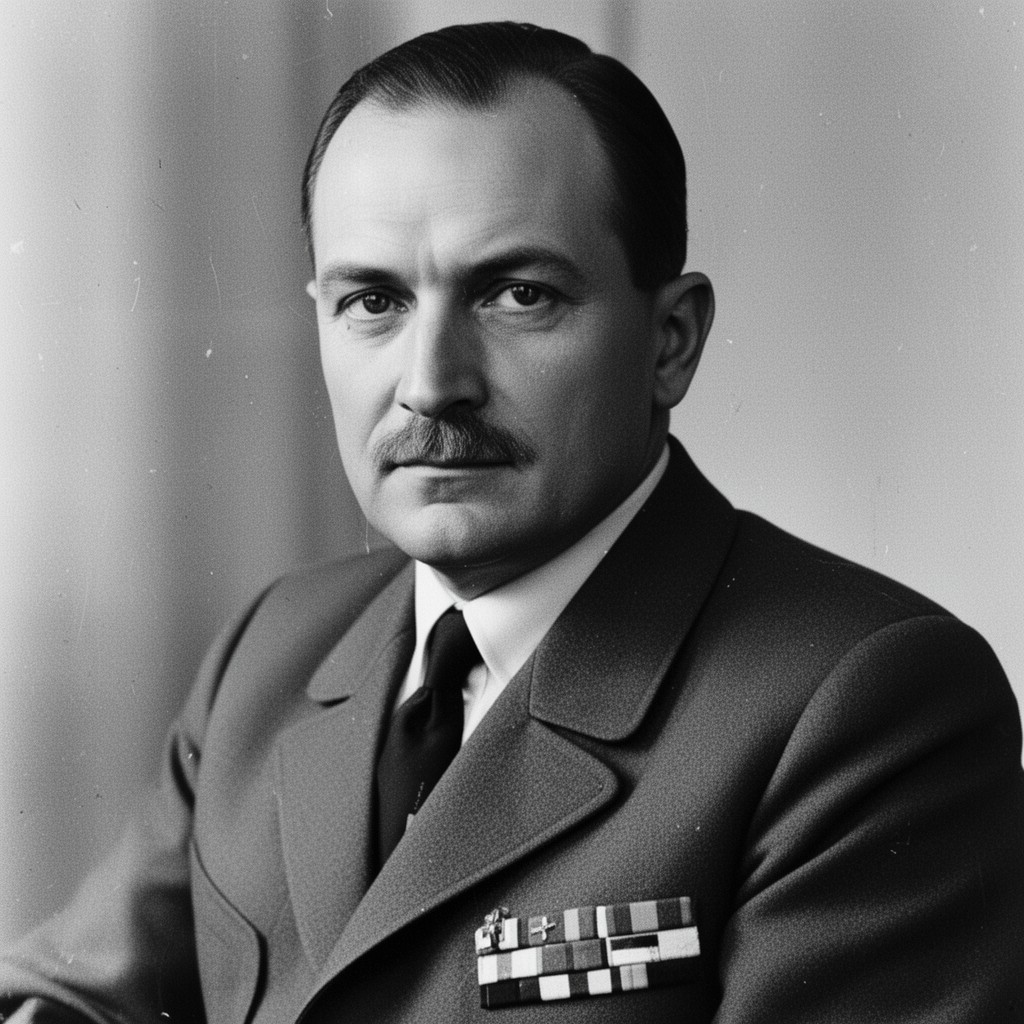 AI-generated illustration of Hans Frank