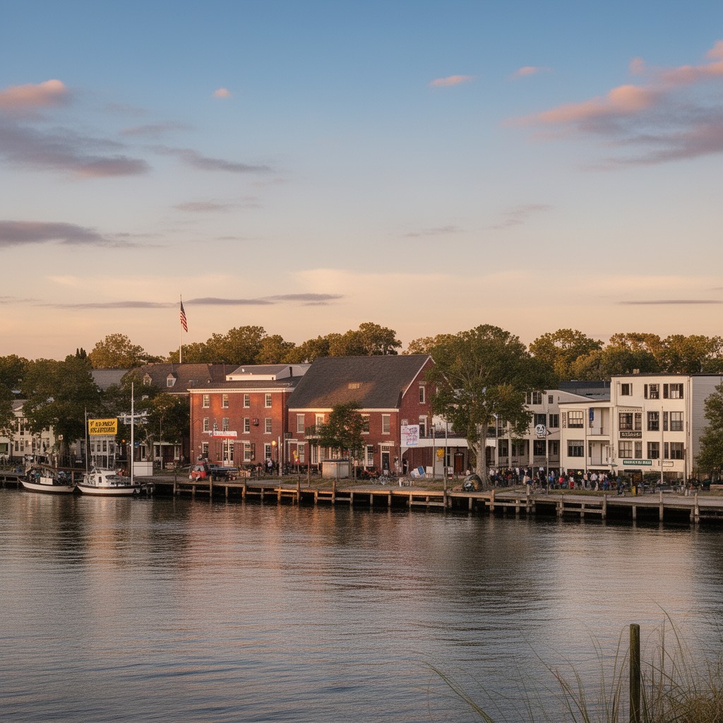 AI-generated illustration of Washington, North Carolina, United States