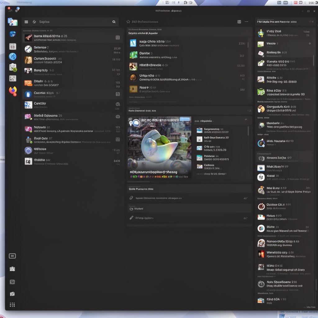 AI-generated illustration of KDE Plasma desktop environment