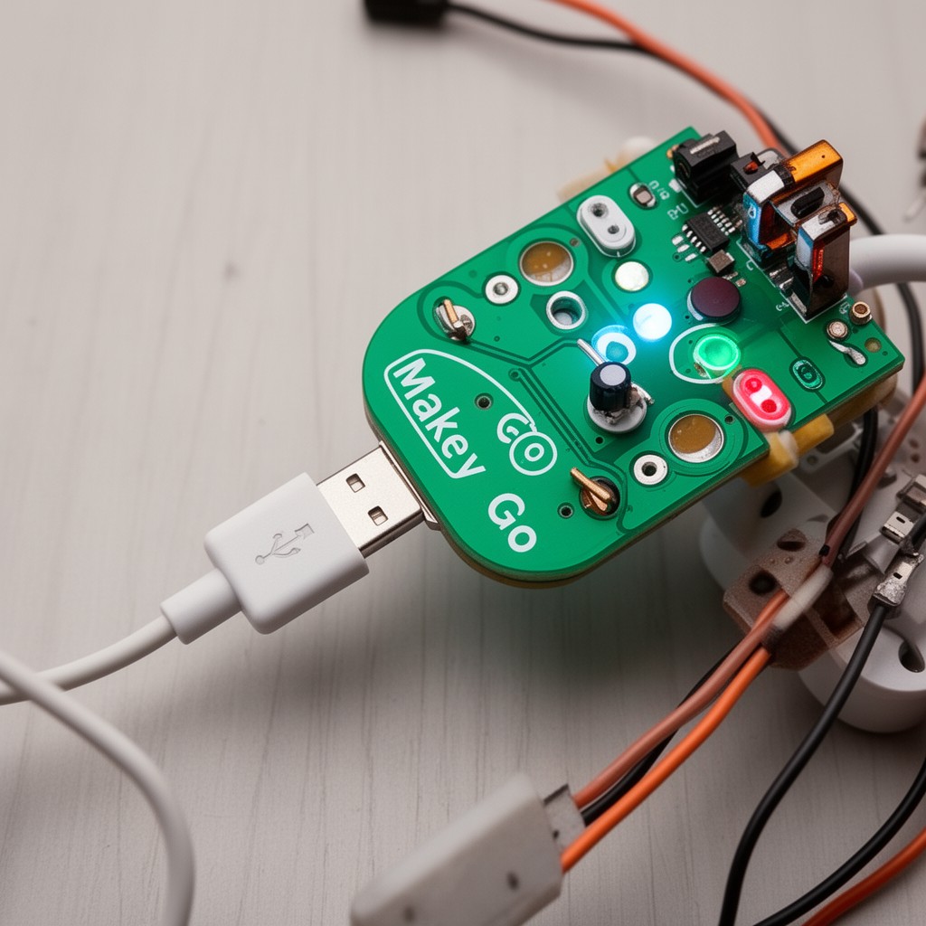 AI-generated illustration of Makey Makey Go