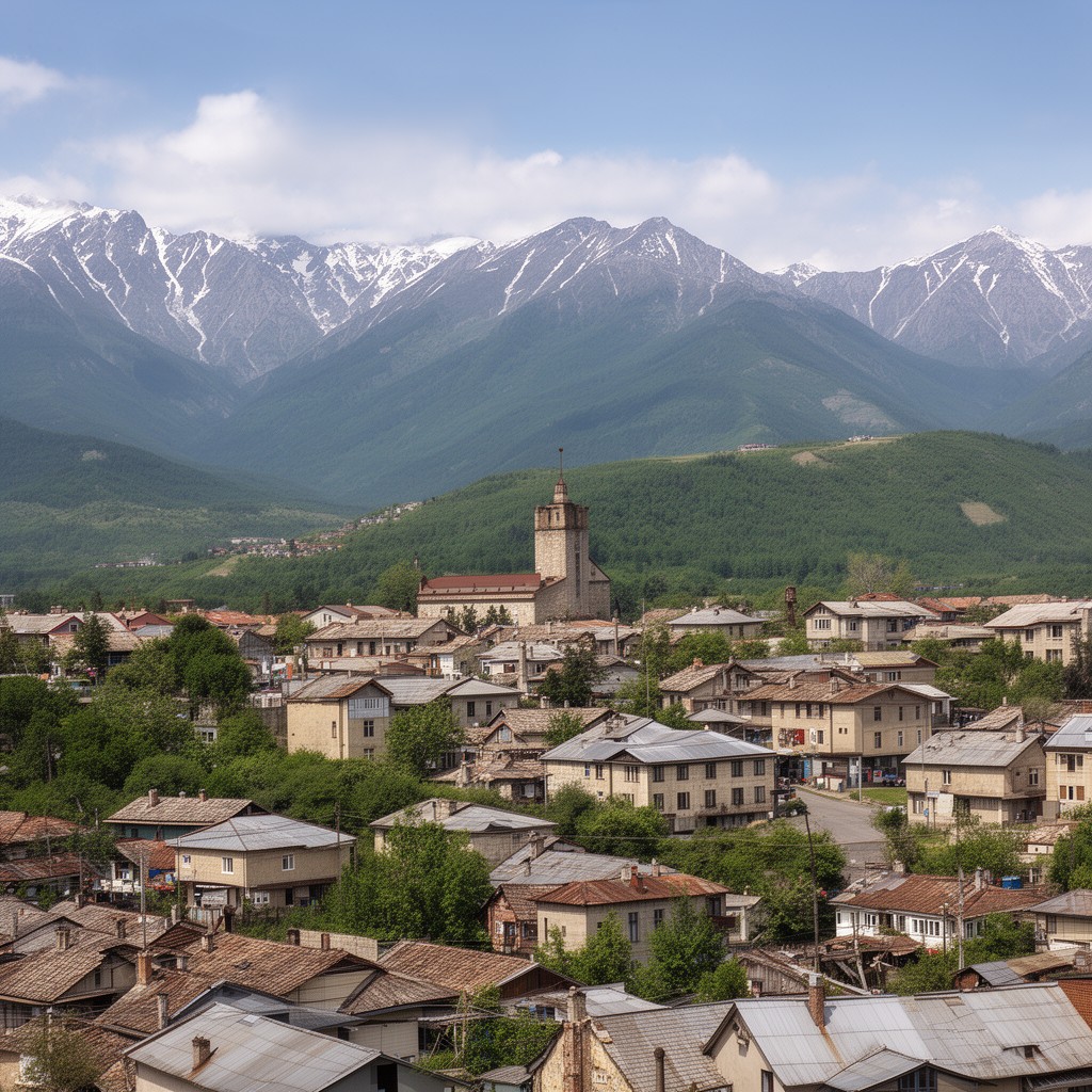 AI-generated illustration of Khashuri Municipality