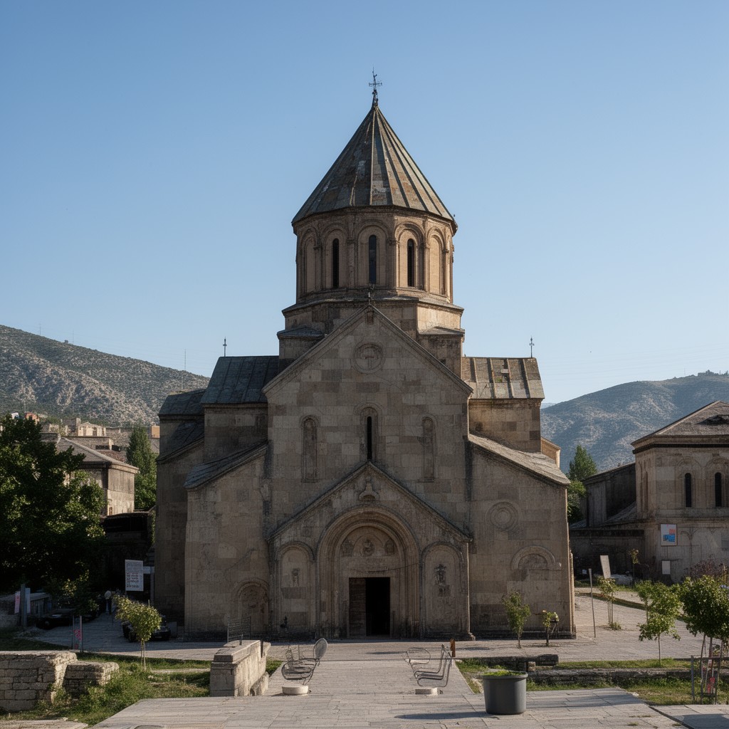 AI-generated illustration of Bagrati Cathedral