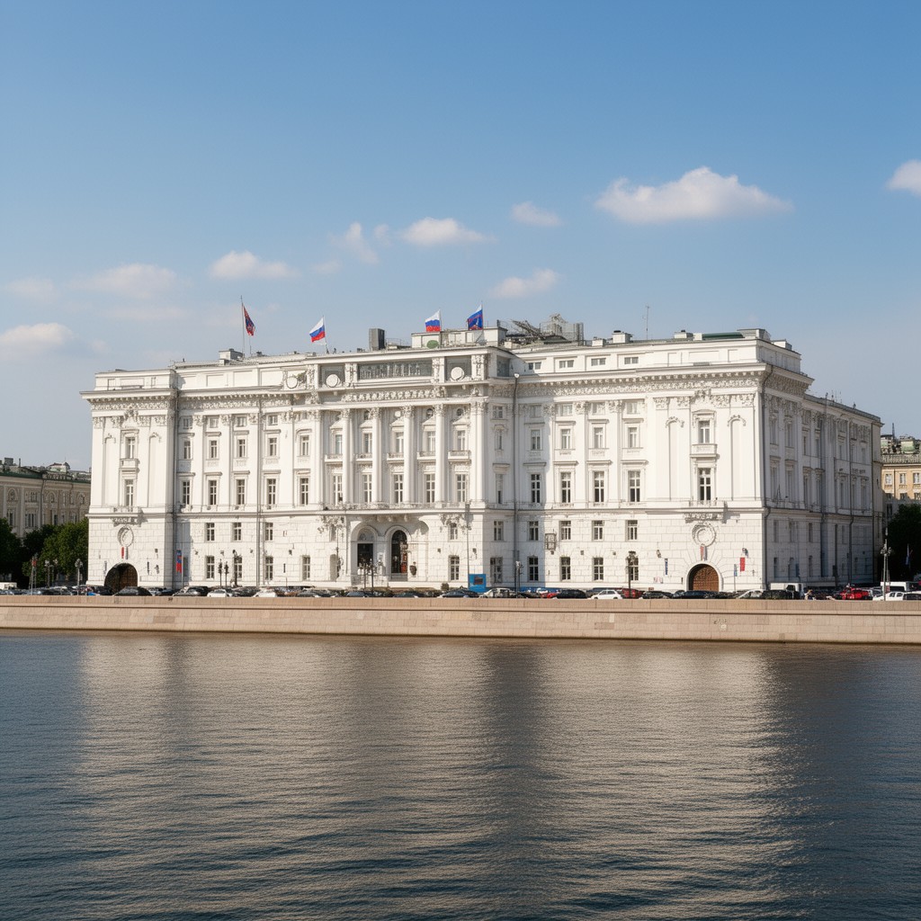 AI-generated illustration of White House, Moscow