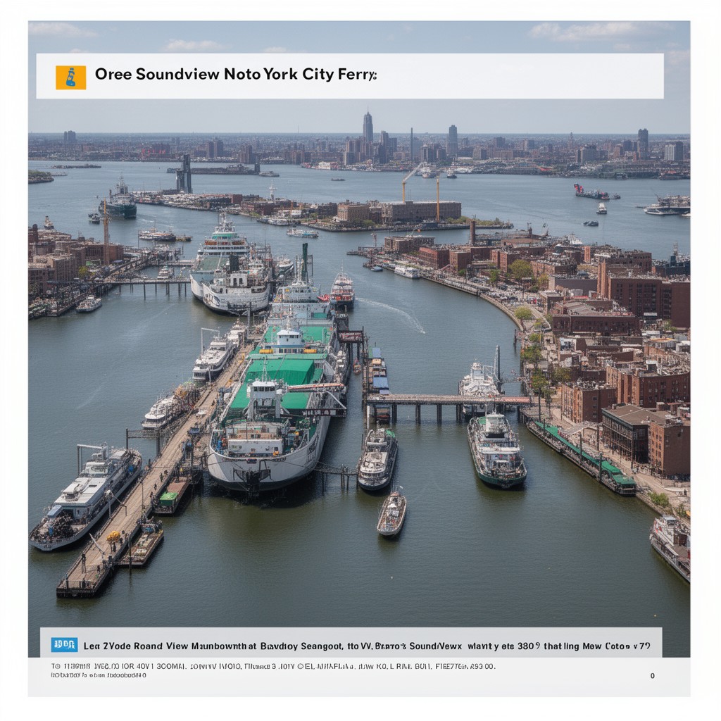 AI-generated illustration of Soundview route