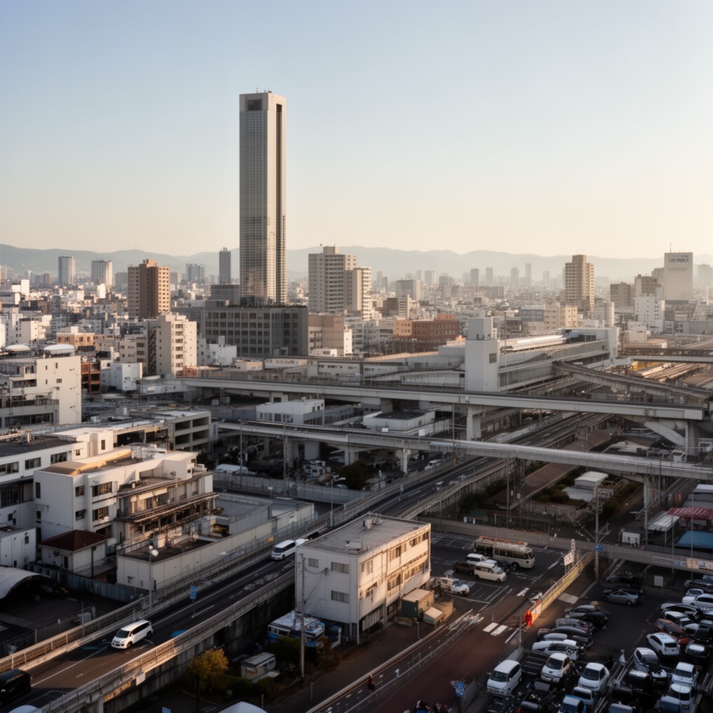 AI-generated illustration of Itami, Hyōgo Prefecture, Japan