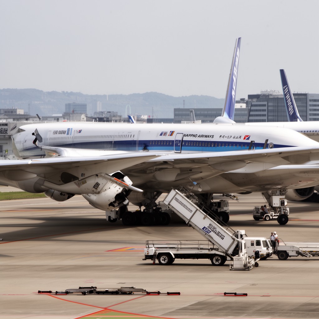 AI-generated illustration of All Nippon Airways