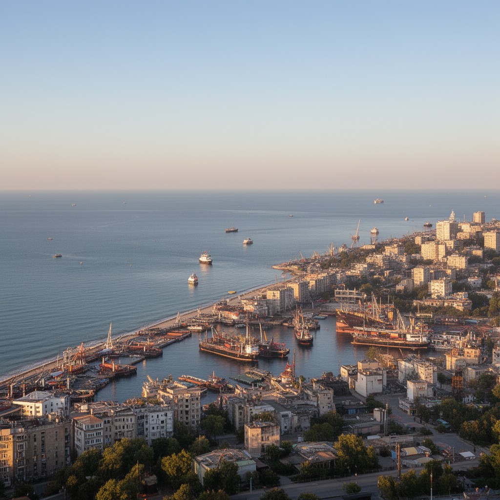 AI-generated illustration of Constanța