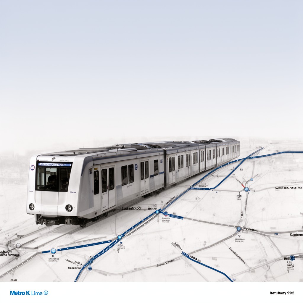 AI-generated illustration of Metro K Line