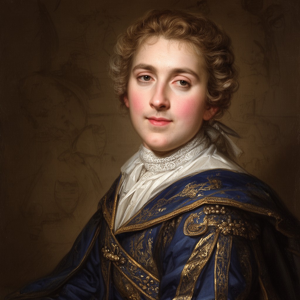 AI-generated illustration of Mary II of Scotland