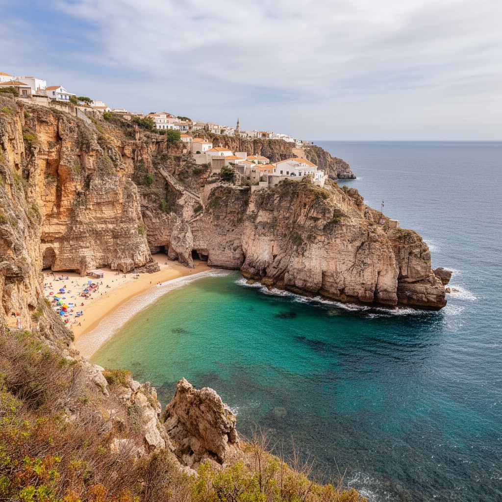 AI-generated illustration of Carvoeiro
