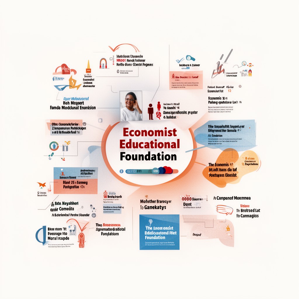AI-generated illustration of Economist Educational Foundation