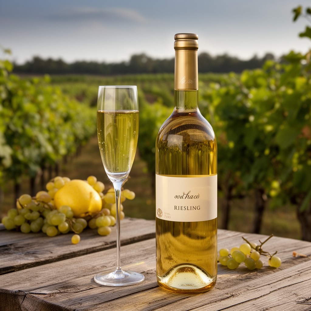 AI-generated illustration of Riesling