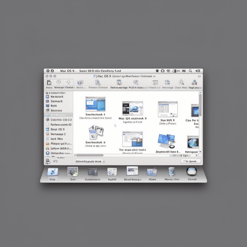 AI-generated illustration of Mac OS 9