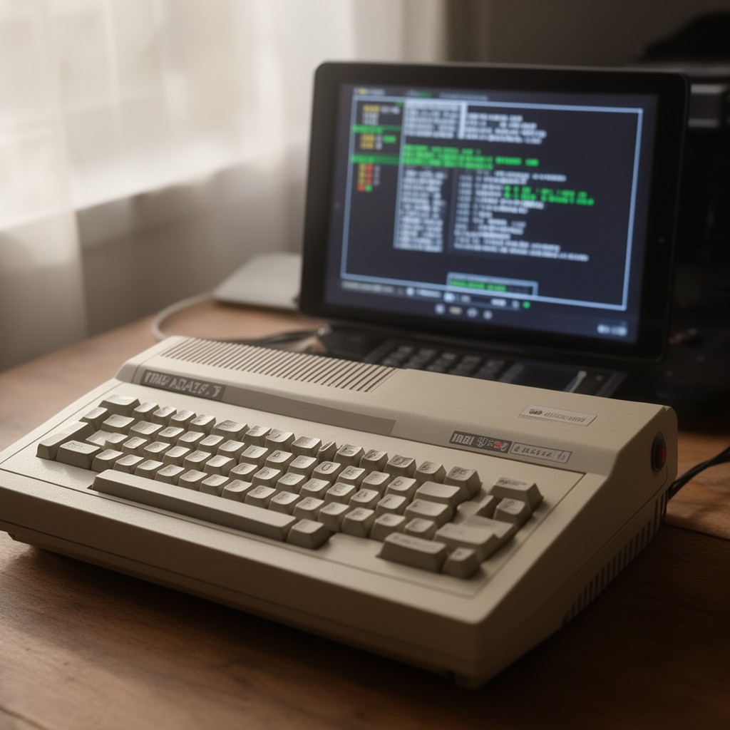 AI-generated illustration of Atari ST