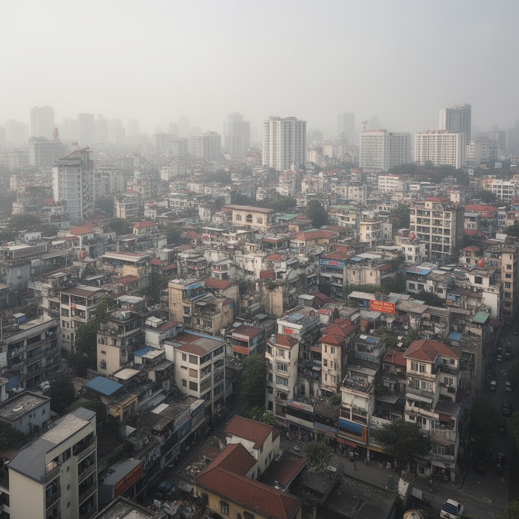 AI-generated illustration of Hai Bà Trưng District