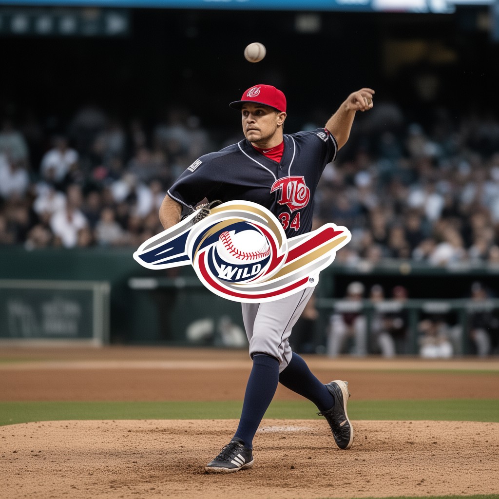 AI-generated illustration of American League Wild Card Series