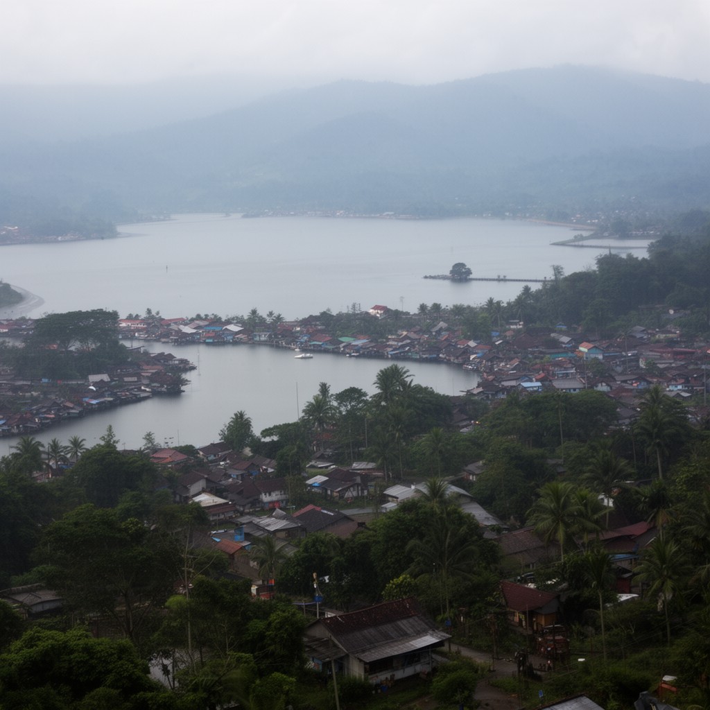 AI-generated illustration of Tasikmalaya
