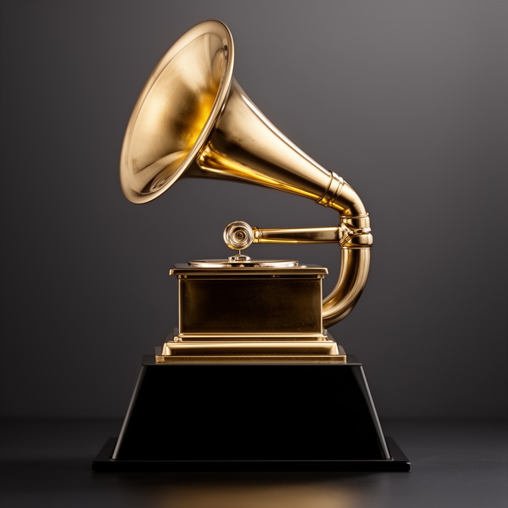 AI-generated illustration of Grammy Award for Best Pop Performance by a Duo or Group with Vocals