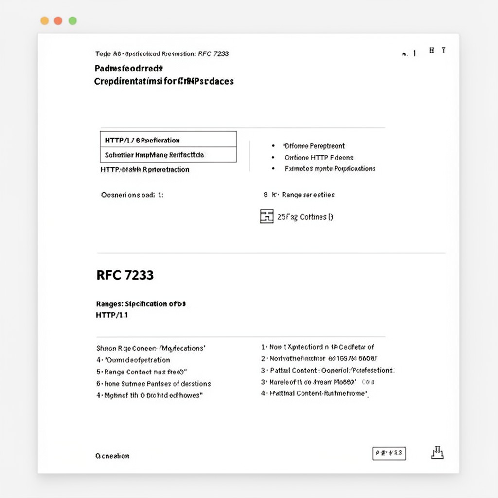 AI-generated illustration of RFC 7233