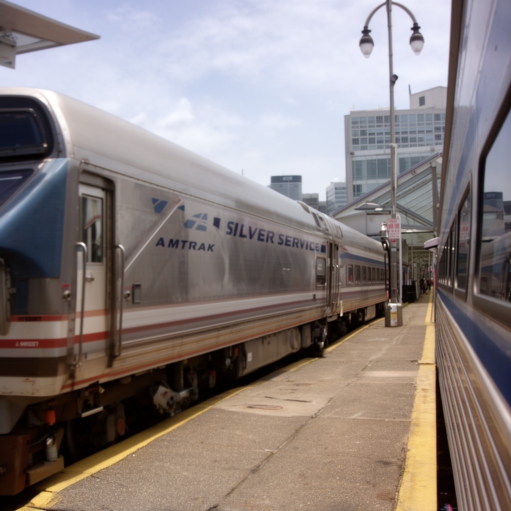 AI-generated illustration of Amtrak Silver Service