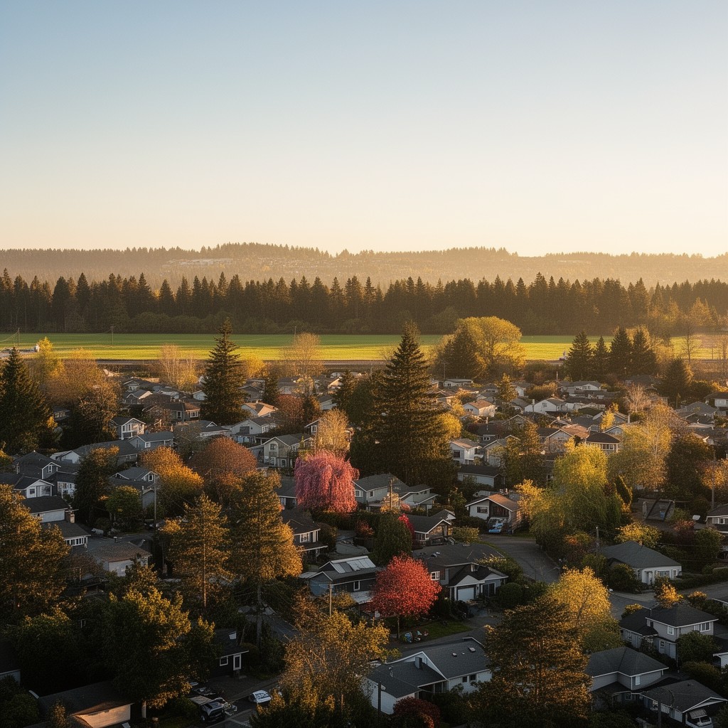 AI-generated illustration of Bethany, Oregon
