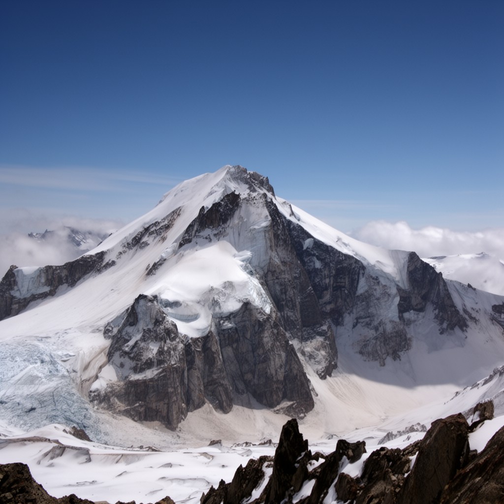 AI-generated illustration of Vinson Massif
