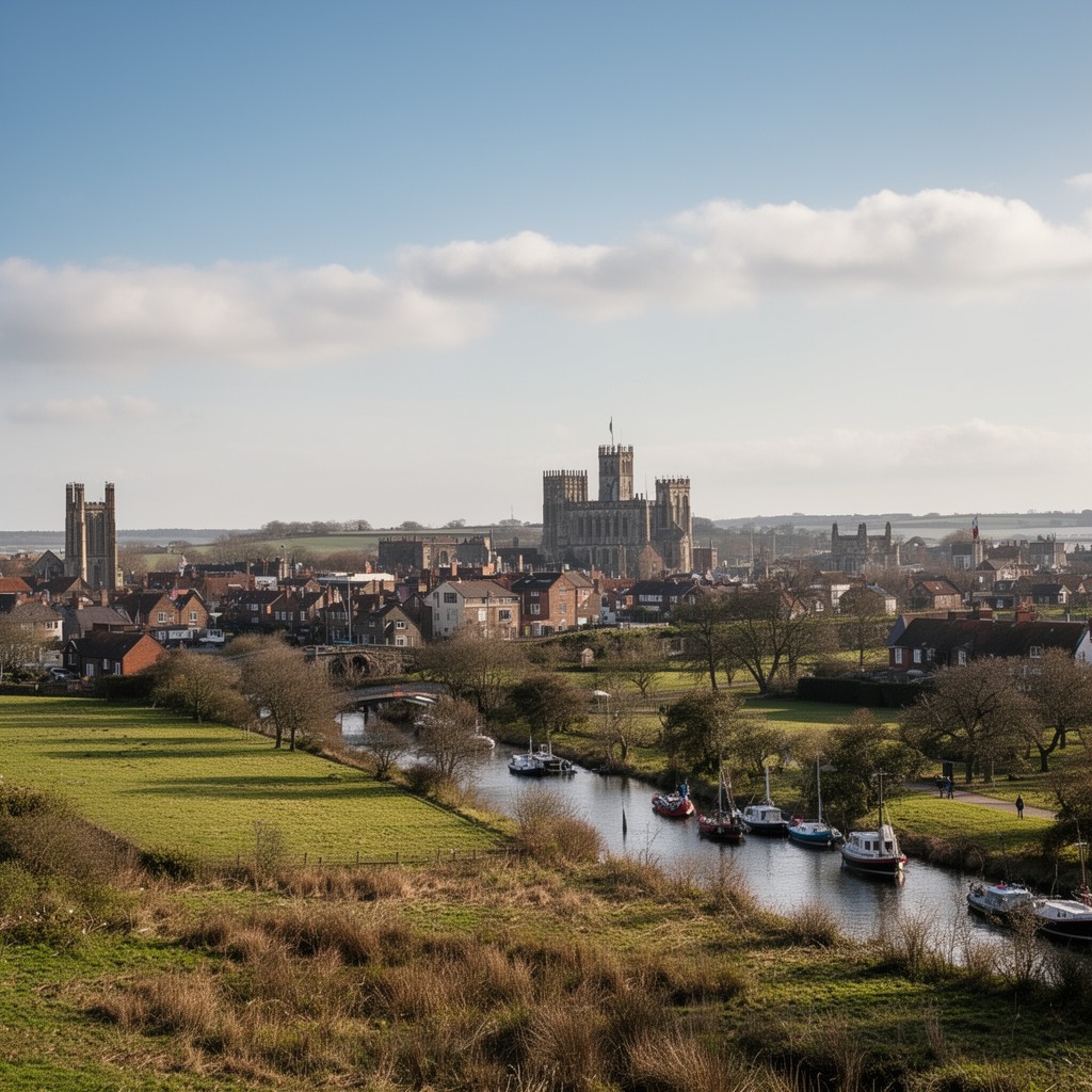 AI-generated illustration of Norfolk, England