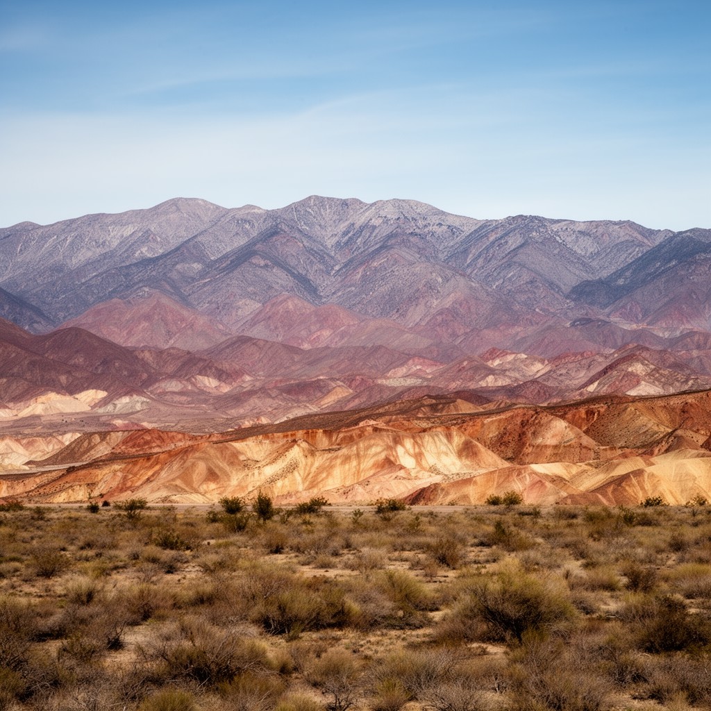AI-generated illustration of Amargosa Range