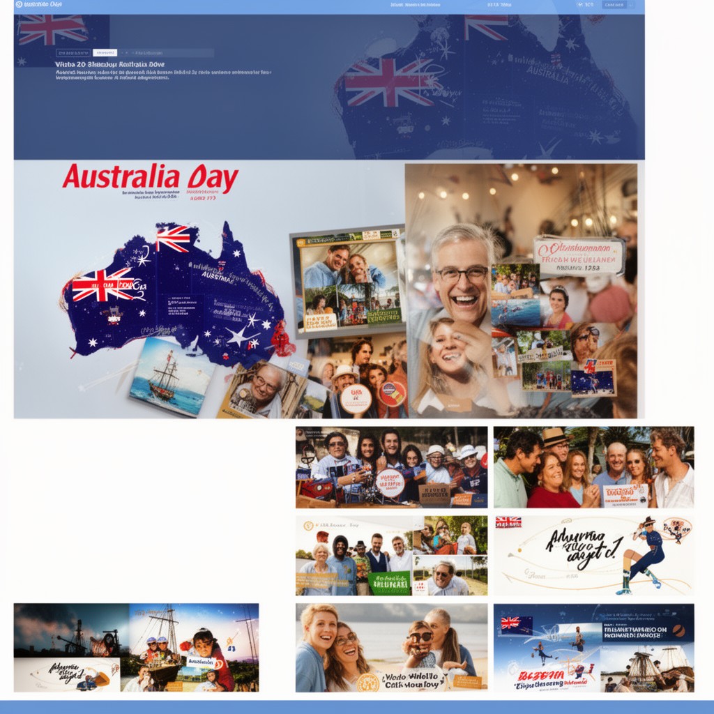 AI-generated illustration of Australia Day