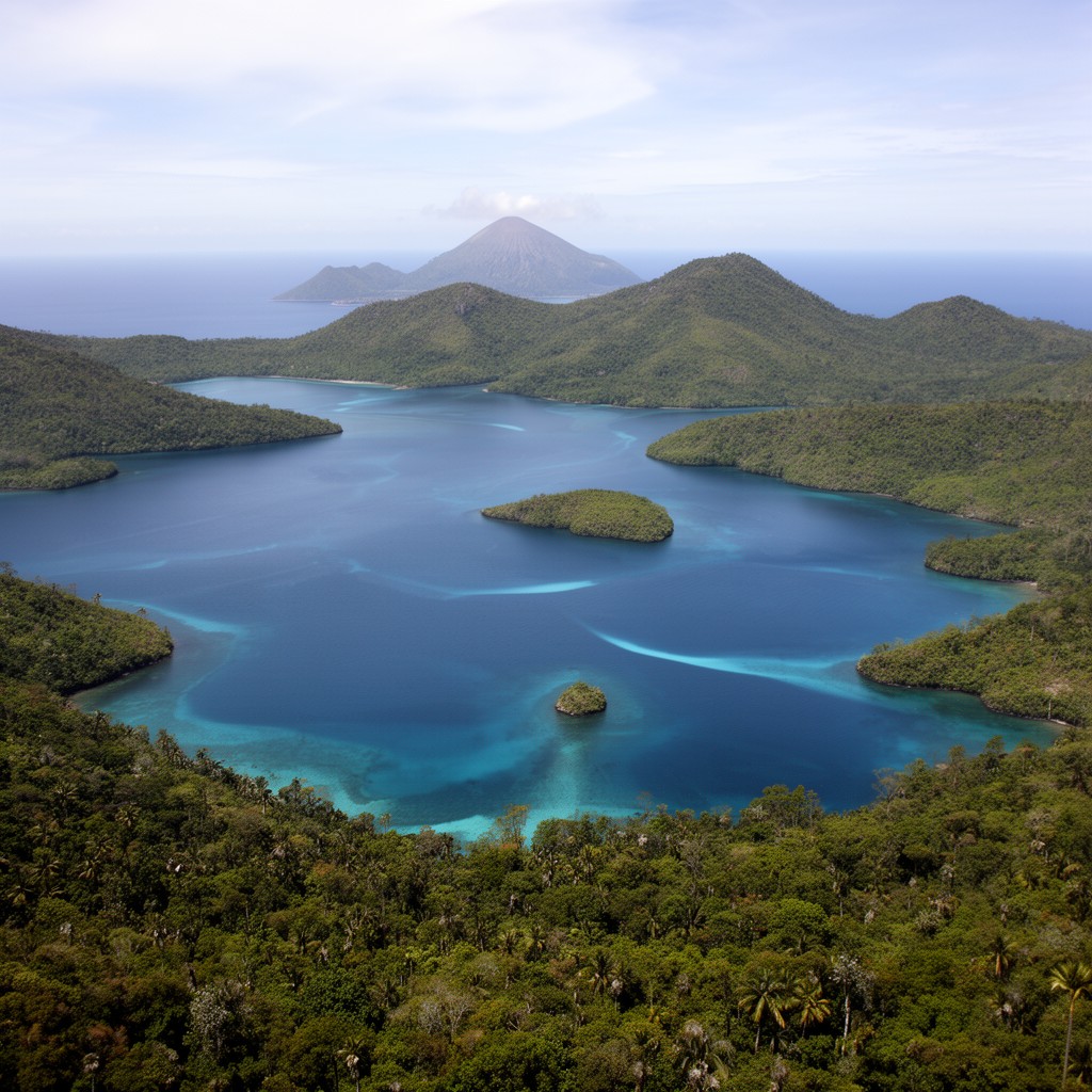 AI-generated illustration of Banda Sea