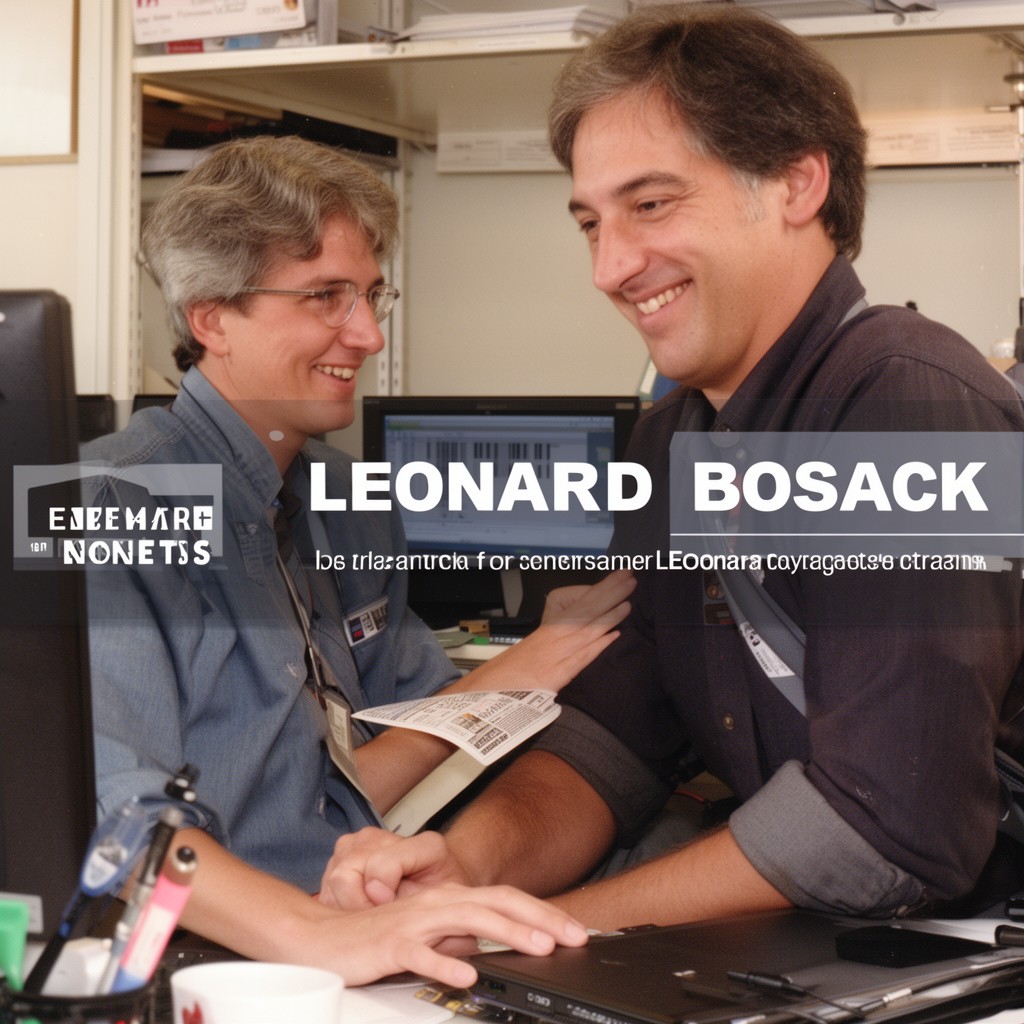 AI-generated illustration of Leonard Bosack