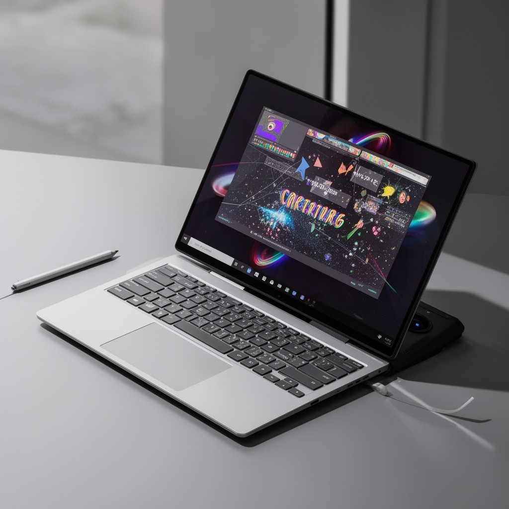 AI-generated illustration of Surface Laptop Studio
