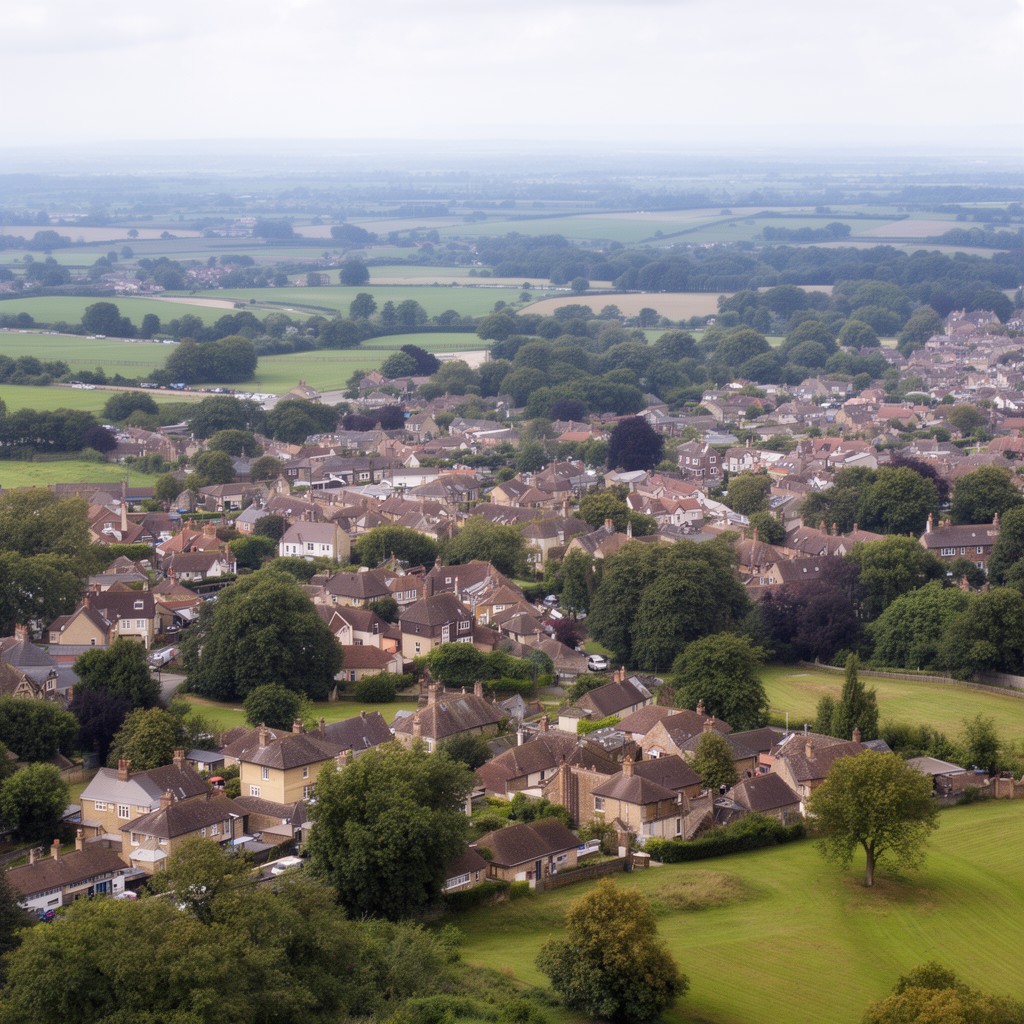 AI-generated illustration of Kidlington