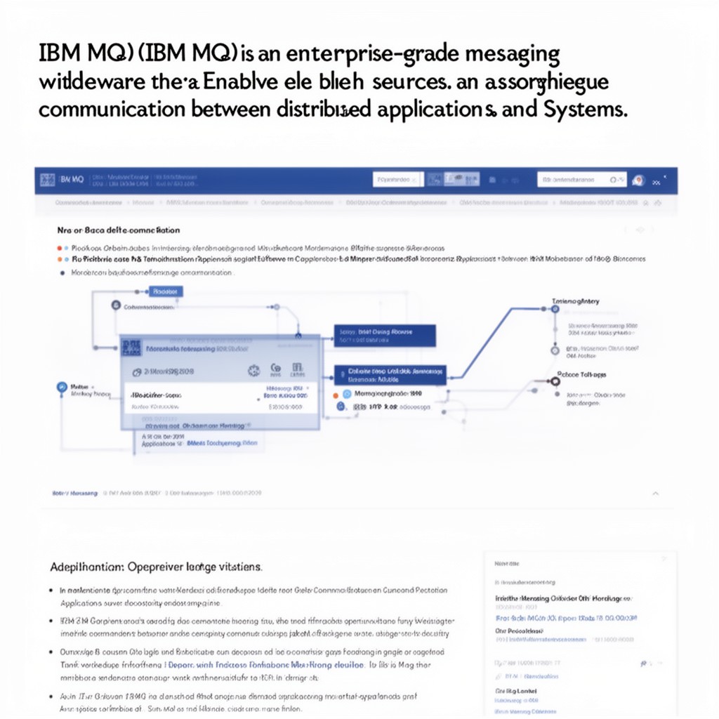AI-generated illustration of IBM MQ