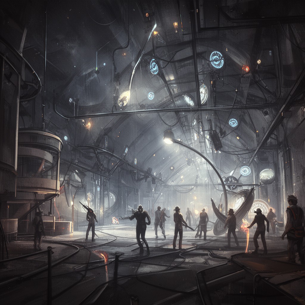 AI-generated illustration of The End of Eternity