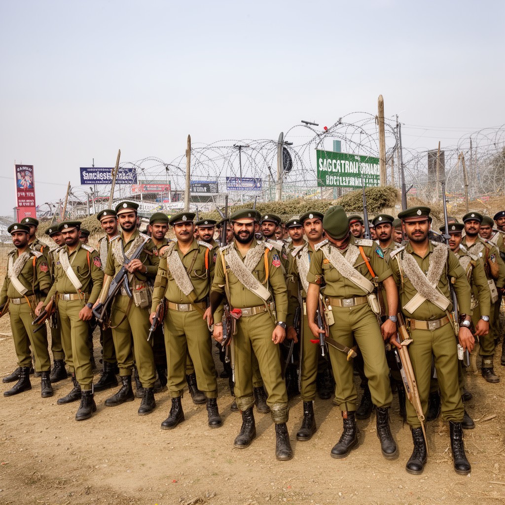 AI-generated illustration of Sashastra Seema Bal