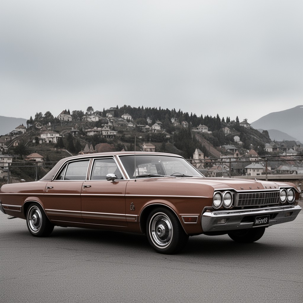 AI-generated illustration of Mercury Montego
