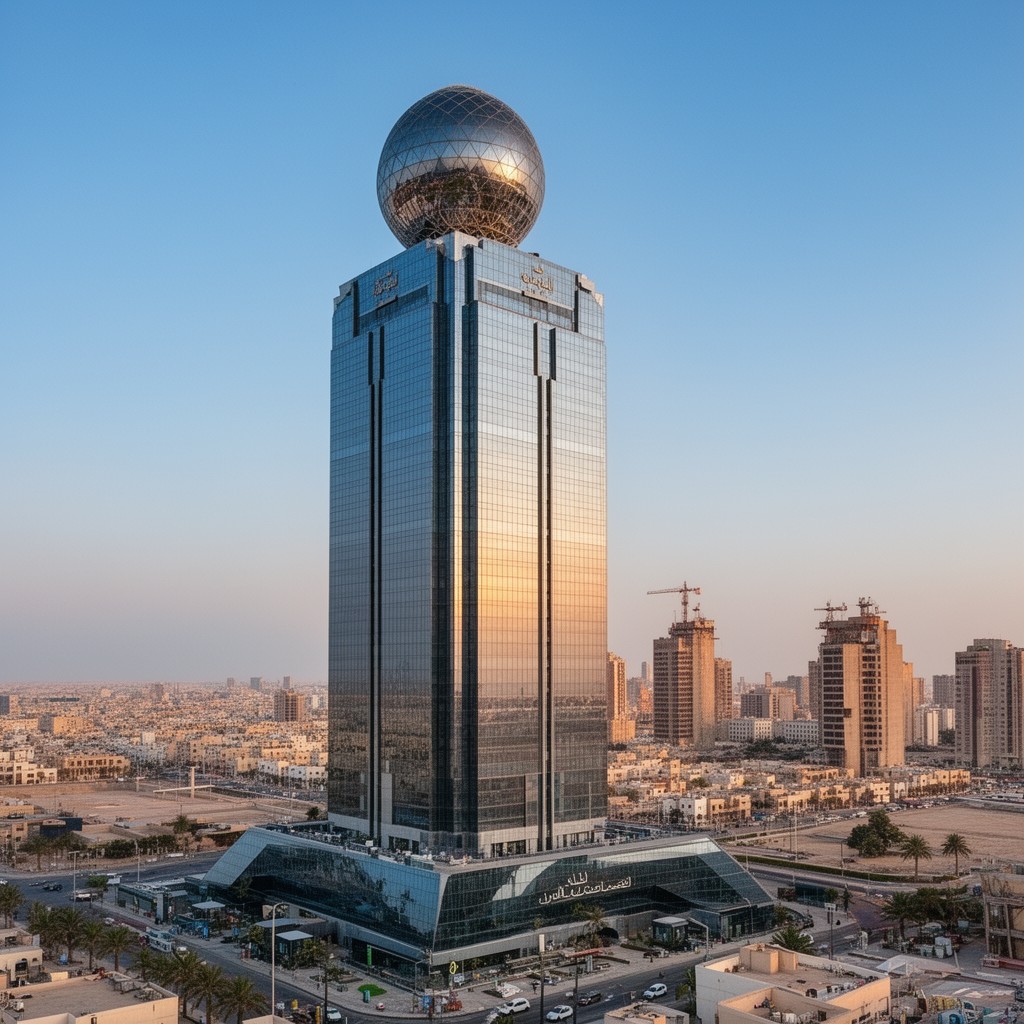AI-generated illustration of Al Faisaliyah Center