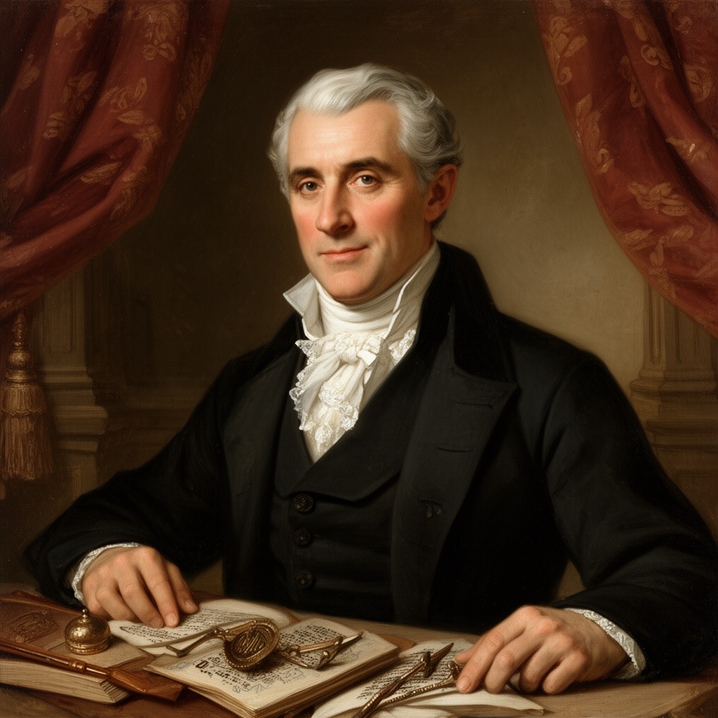 AI-generated illustration of Jean-Jacques-Régis de Cambacérès