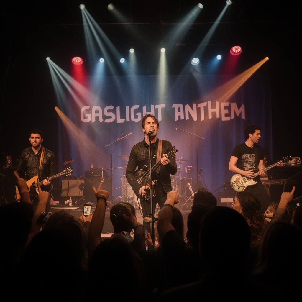 AI-generated illustration of Gaslight Anthem